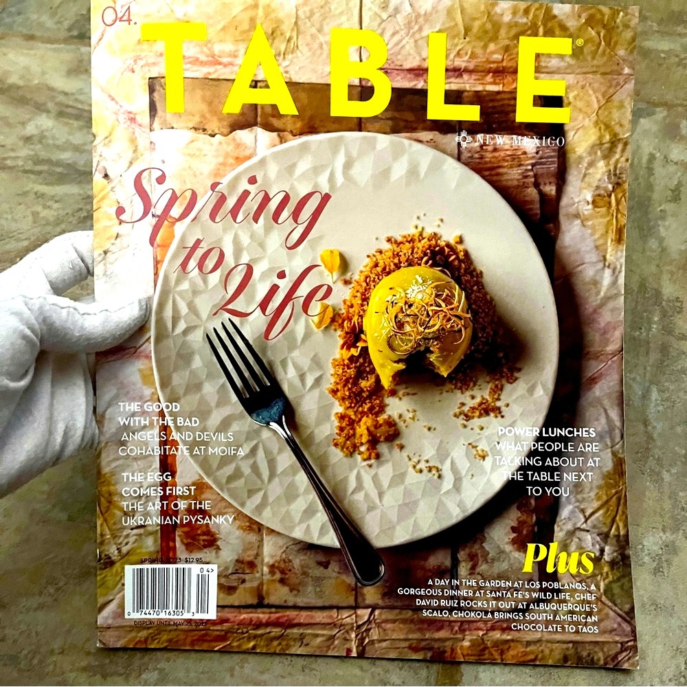 "Table New Mexico" Issue 04. Foodies Recipes, Art & Culture. New.96 Pages.